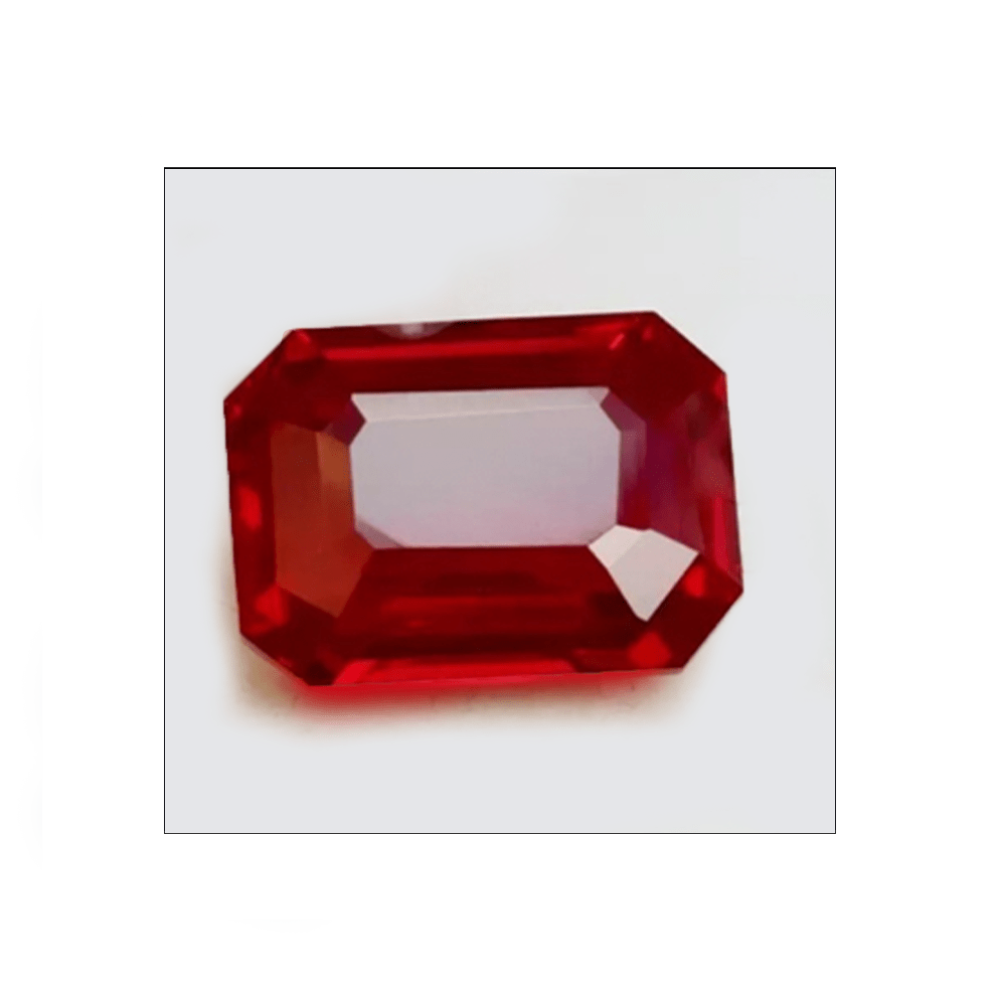 Natural Ruby Certified (Round-Asscher-Emerald Cuts)