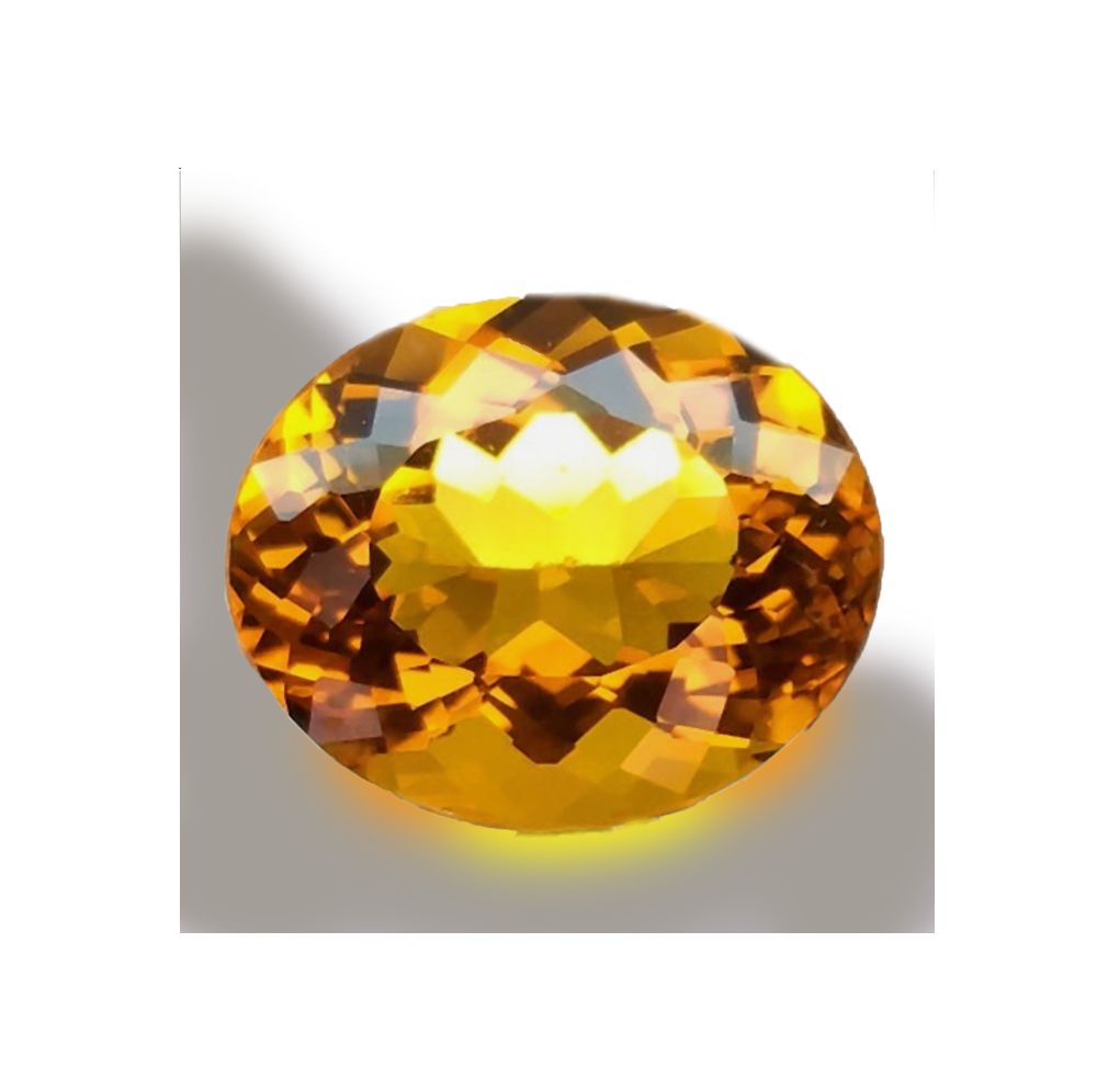 Golden Citrine Round or Oval Cut