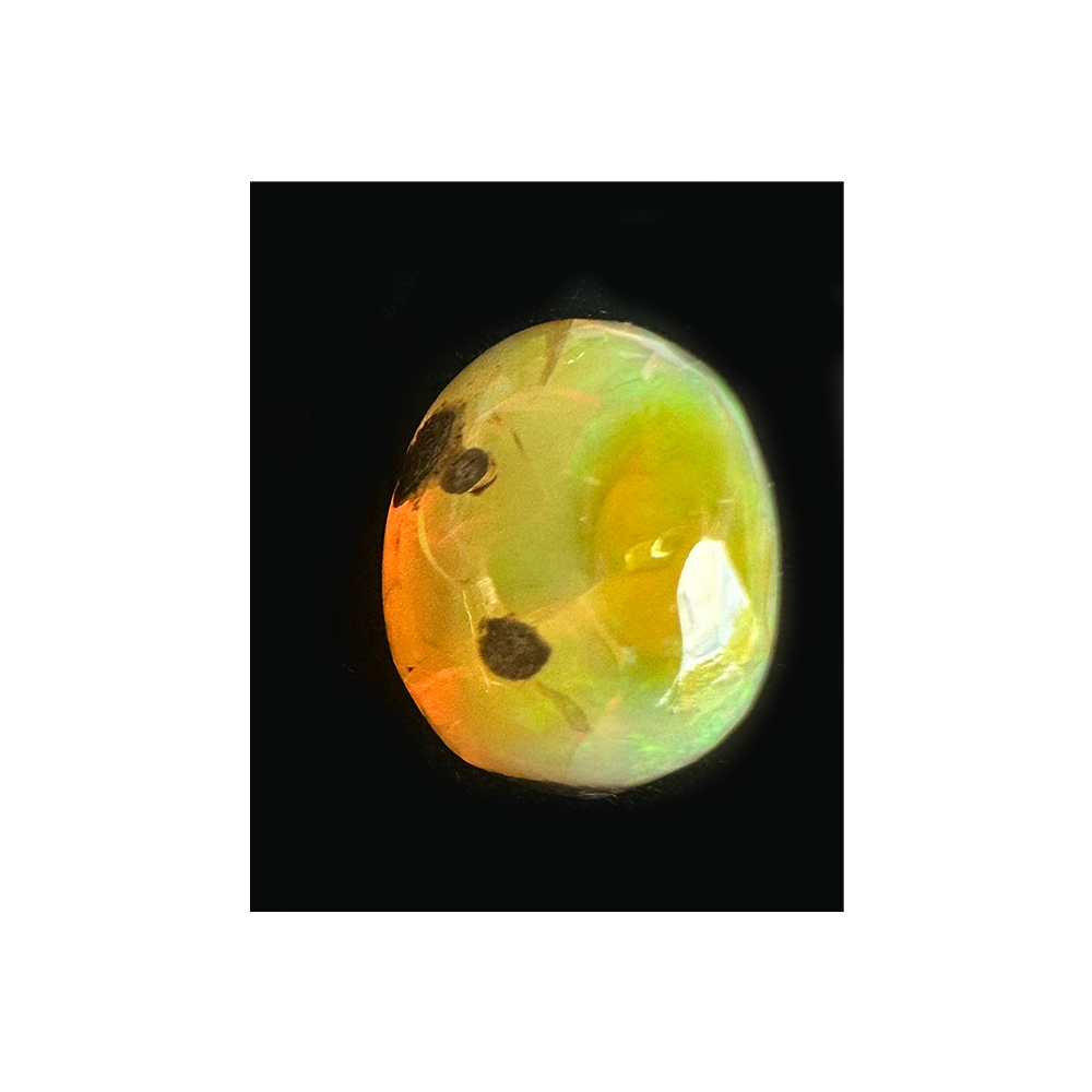 5 CT Natural Black Ethiopian Opal Rough polished